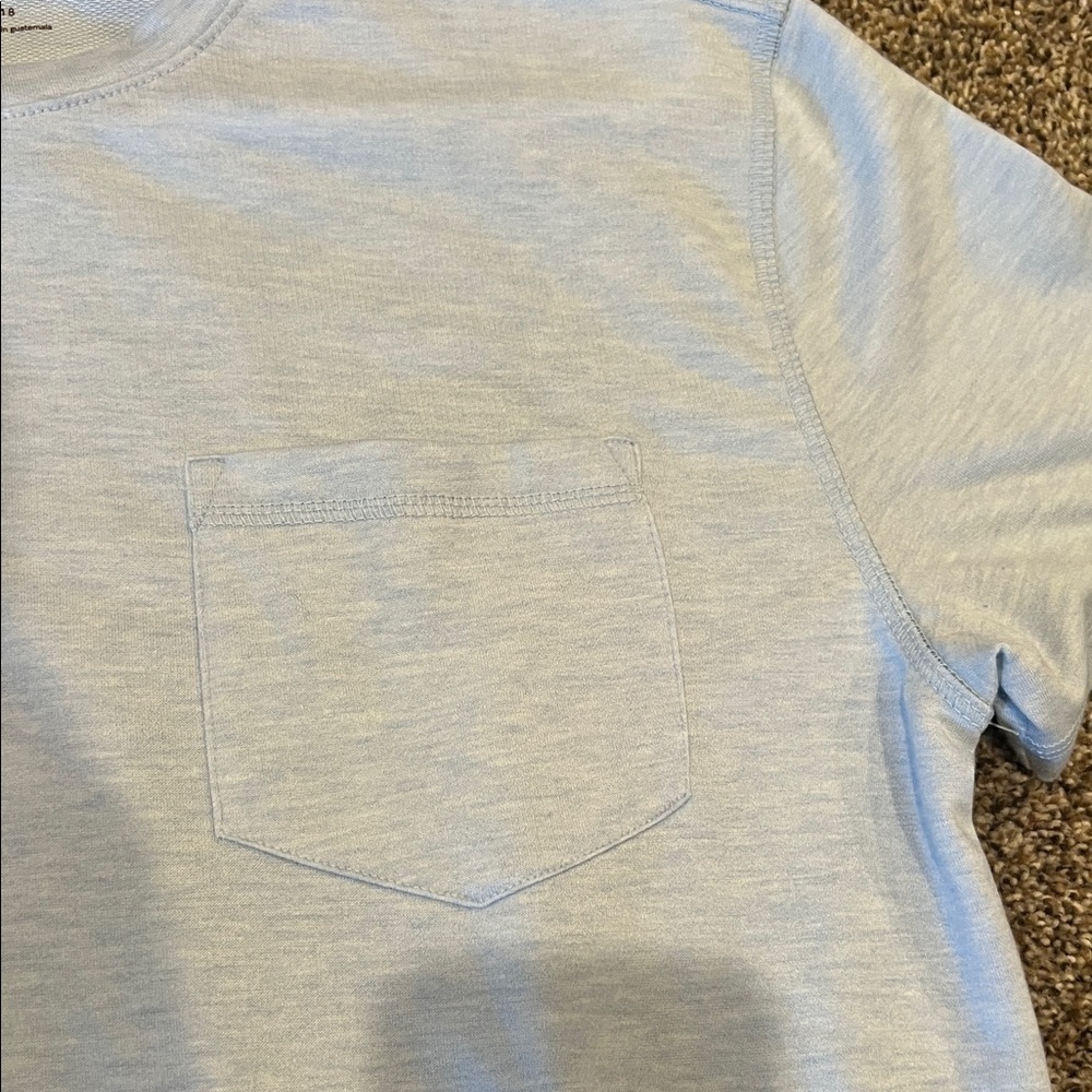 Men's Light blue T-Shirt super soft - Picture 3 of 6